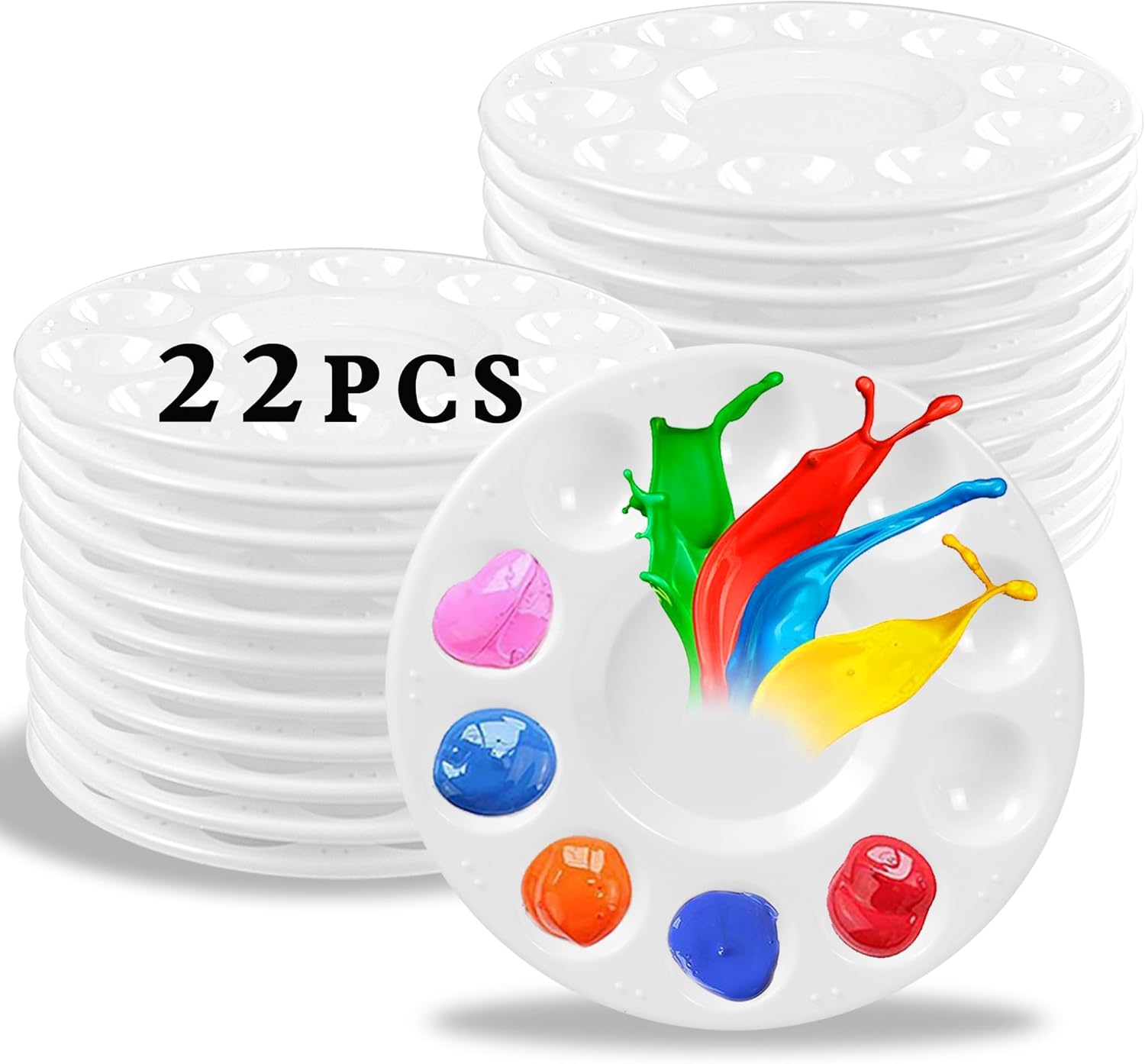 22pcs Paint Palettes Plastic T - Art Craft Classes recensie en prijs