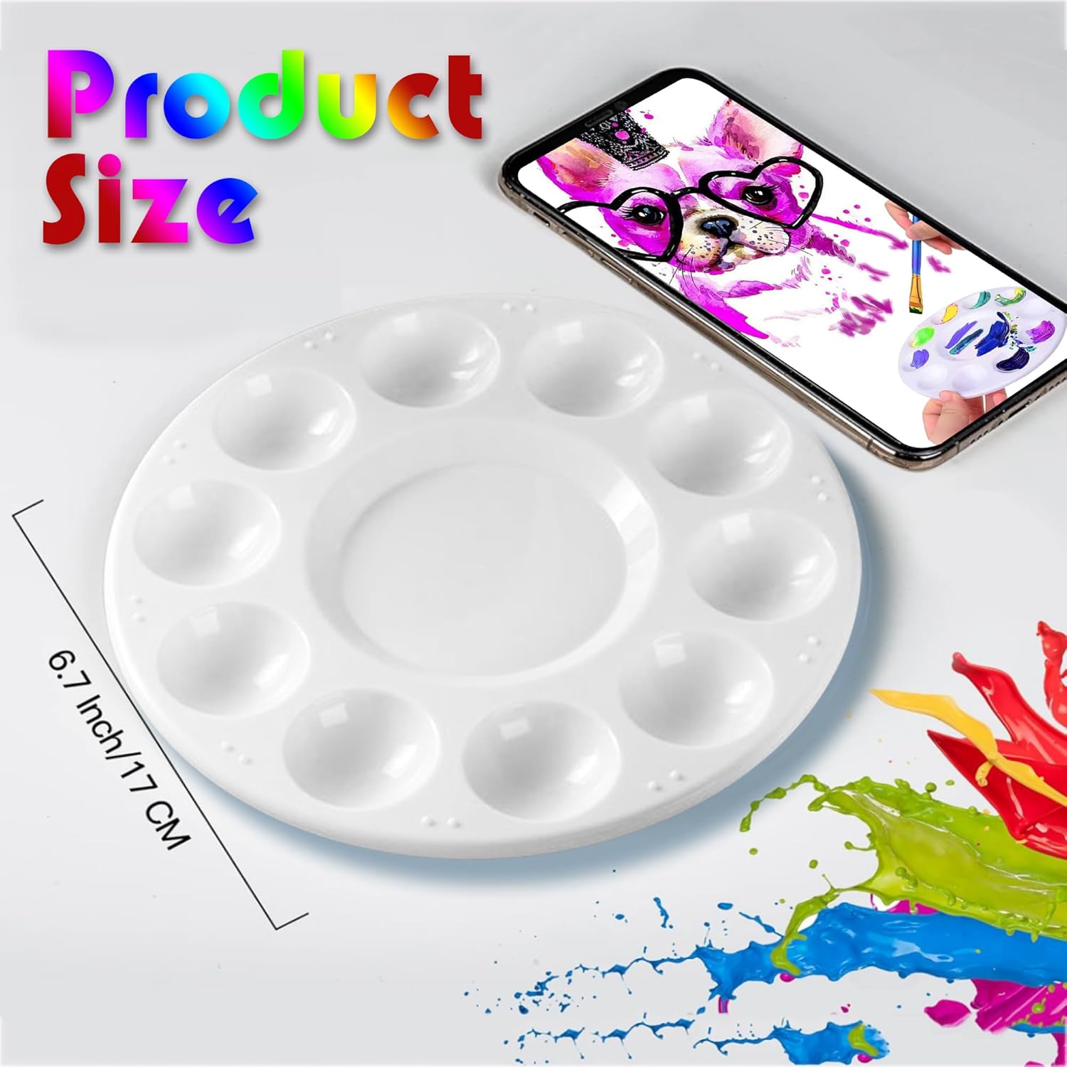 22pcs Paint Palettes Plastic T - Art Craft Classes recensie en prijs