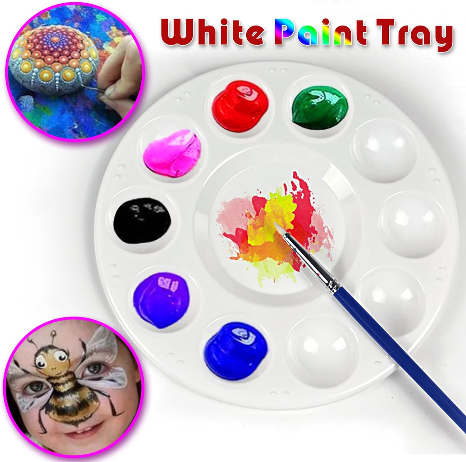 22pcs Paint Palettes Plastic T - Art Craft Classes recensie en prijs