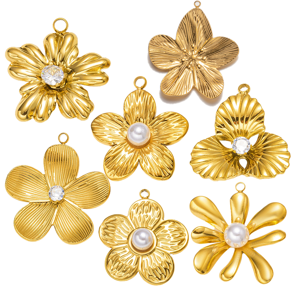 5pcs Gold Stainless Steel Flow - Art Craft Flower recensie en prijs