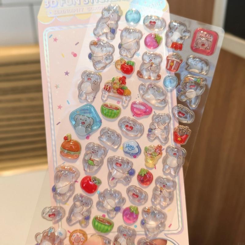 Embossed Animal Sticker Adhesi - Art Craft Notebook recensie en prijs