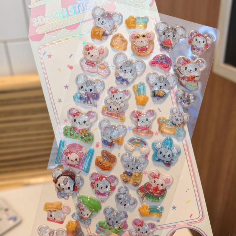 Embossed Animal Sticker Adhesi - Art Craft Notebook recensie en prijs