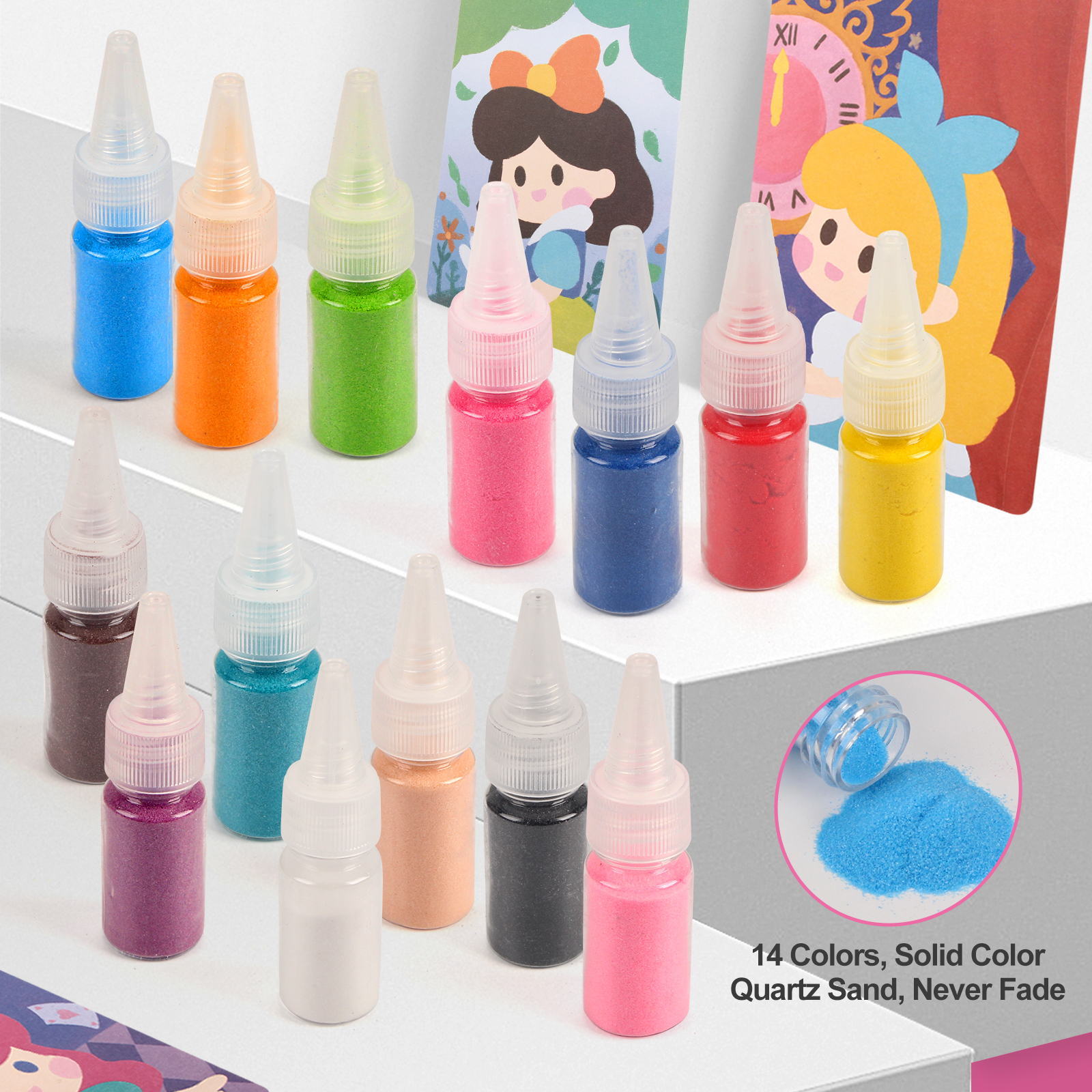 Sand Art Kit DIY Sand Painting - Art Craft Notebook recensie en prijs