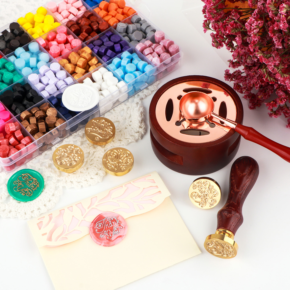 Best Wishes Wax Seal Stamp Set - Batik Wax Kit recensie en prijs