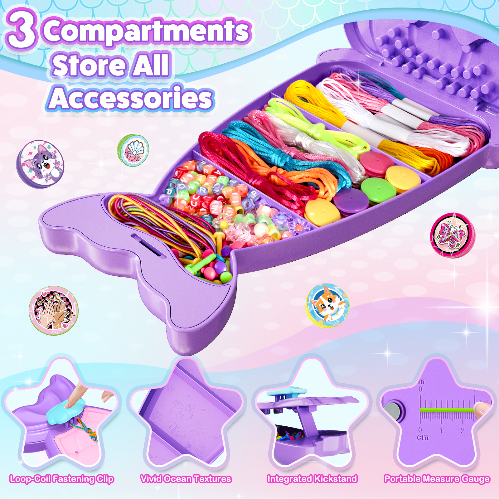 Friendship Bracelet Making Kit - Art Craft Ideas For Kids recensie en prijs