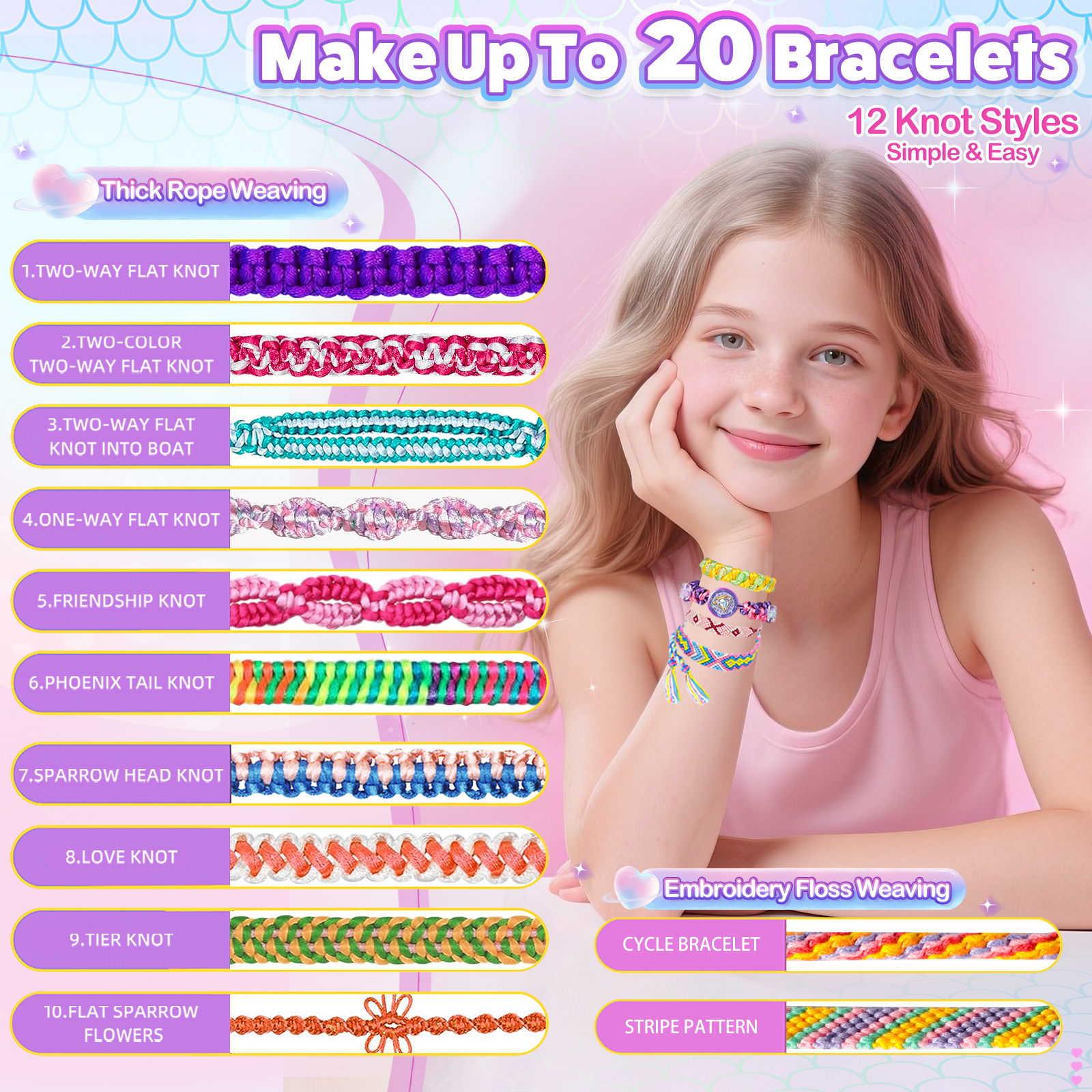 Friendship Bracelet Making Kit - Art Craft Ideas For Kids recensie en prijs