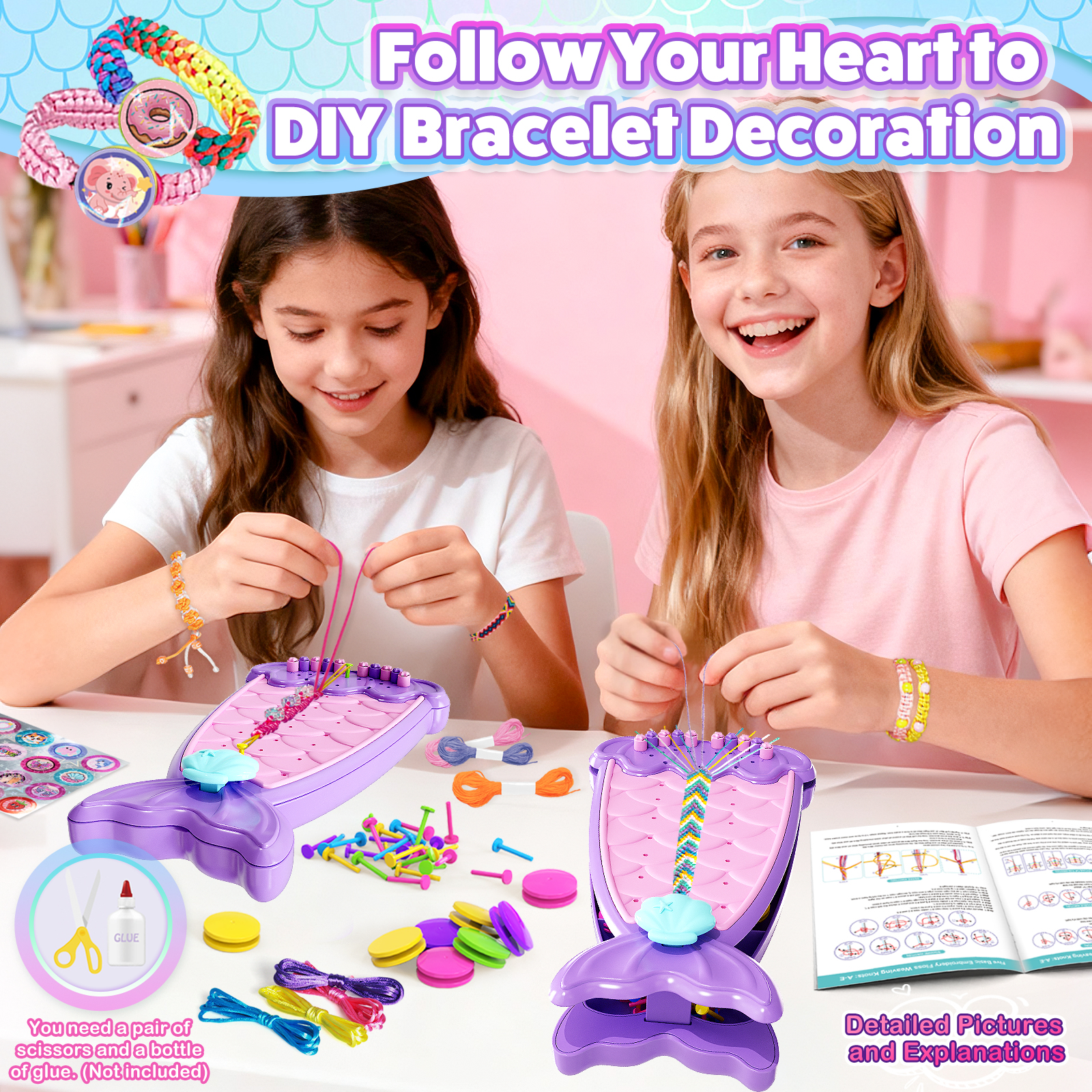 Friendship Bracelet Making Kit - Art Craft Ideas For Kids recensie en prijs
